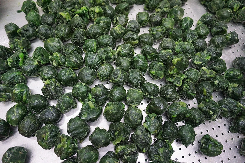 Sinocharm HACCP Factory Price IQF Chopped Spinach Frozen Vegetables