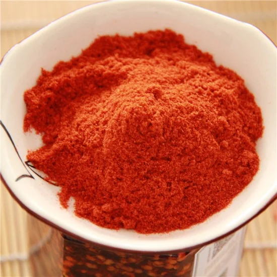 Spezie macinate di peperoncino in polvere di peperoncino rosso piccante paprika dolce